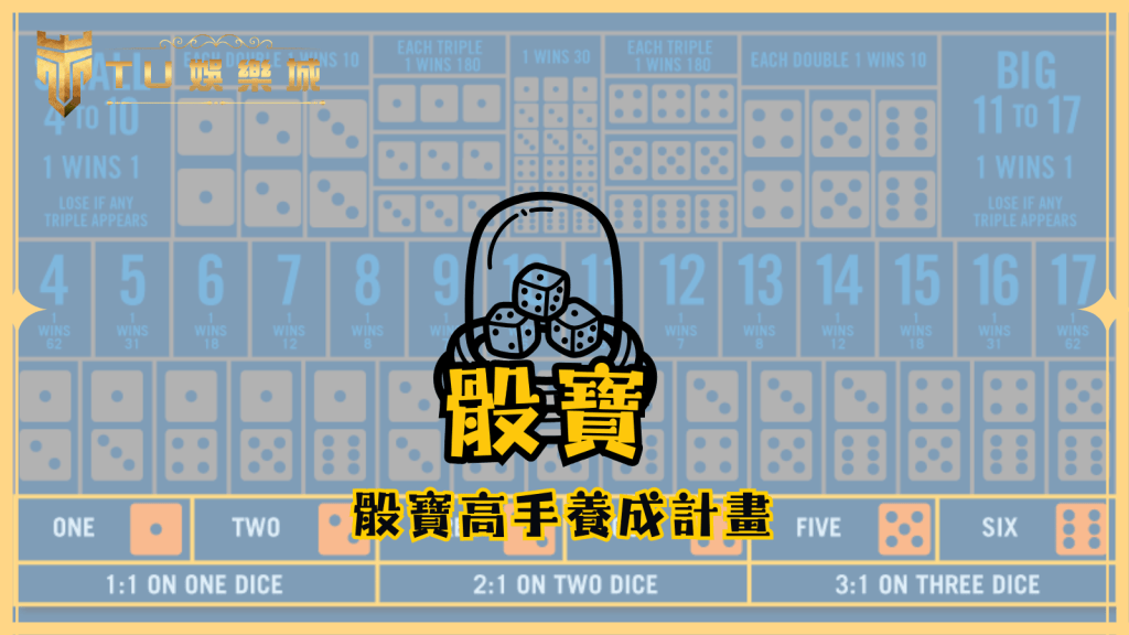 骰寶高手養成計畫：破解勝率密碼，掌握贏錢祕訣