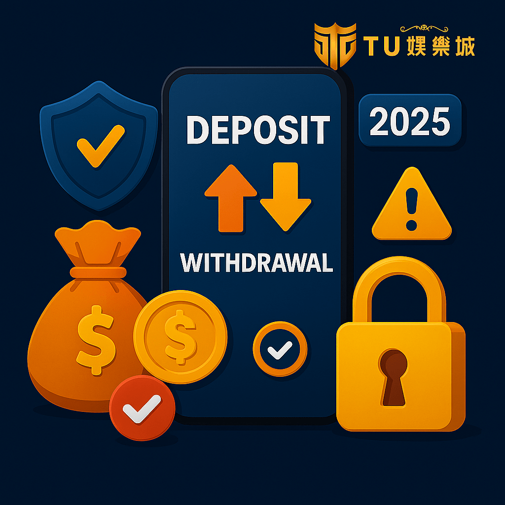 TU娛樂城出入金示意圖：2025年安全快速的儲值與提款流程，展現平台效率與保障